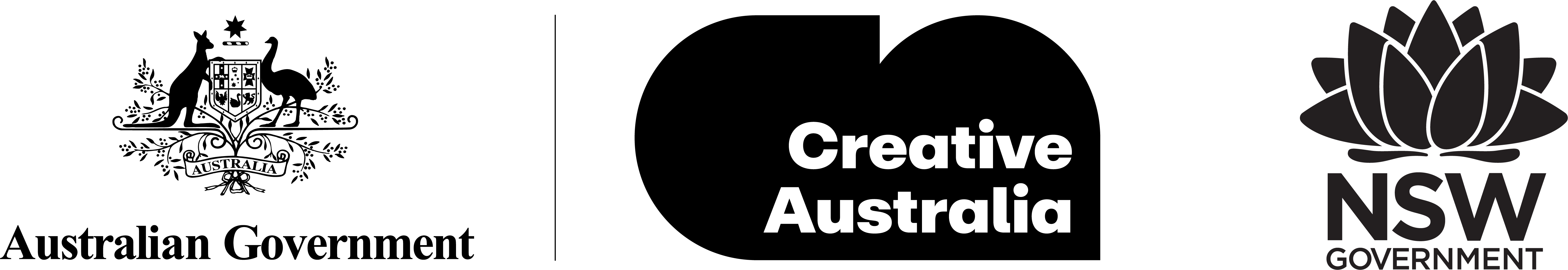 Creative Australia and NSW Government Logo